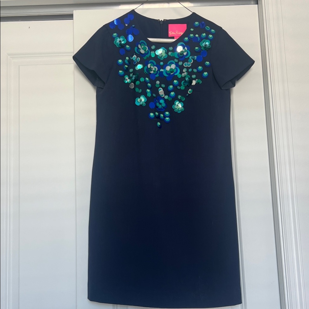 Lilly Pulitzer Pink and Navy dress